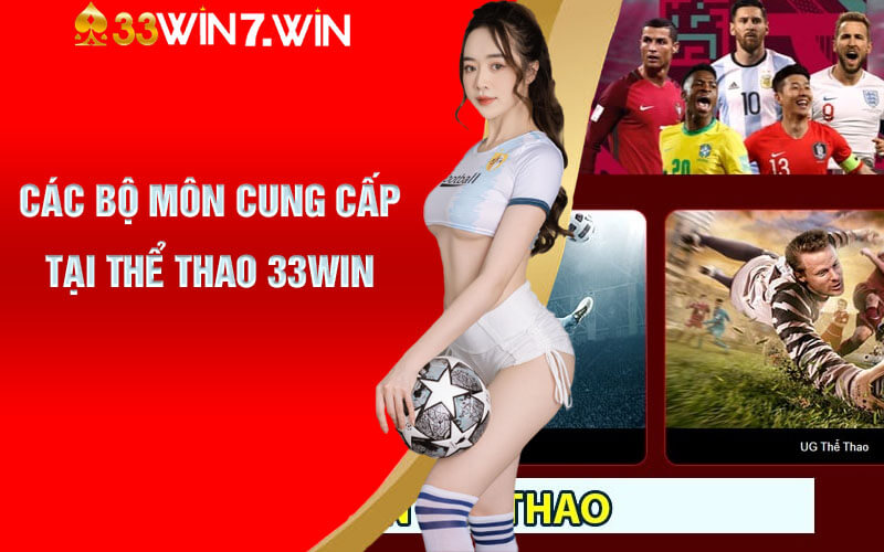 Thể Thao 33Win - Sân Cược Thể Thao Đa Dạng Hấp Dẫn 6 Các bộ môn cung cấp tại Thể Thao 33Win